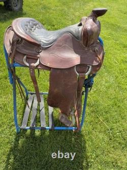 Horse Saddle 14 Barrel Western Youth Kids Used