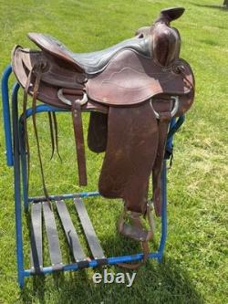 Horse Saddle 14 Barrel Western Youth Kids Used