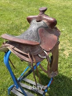 Horse Saddle 14 Barrel Western Youth Kids Used