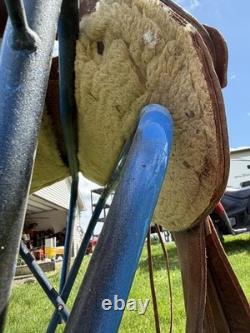 Horse Saddle 14 Barrel Western Youth Kids Used