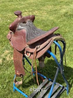 Horse Saddle 14 Barrel Western Youth Kids Used