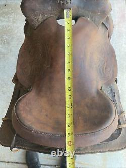 Horse Saddle 590 (15) 1500 Leather Equestrian Western Riding Lot 1