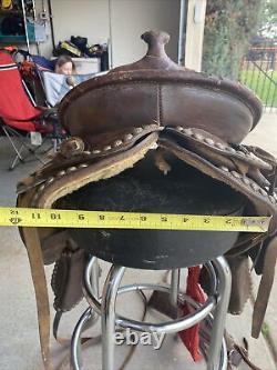 Horse Saddle Child's 12 Leather Equestrian Western Riding Lot 2