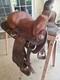 Horse Saddle Training Western 15-16 Roughout Leather Roping Trail Lesson Riding
