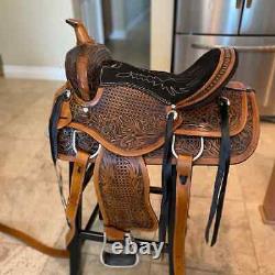 Horse Saddle Western Used Pleasure Trail Barrel Cordura Tack 14 15 16 17 18