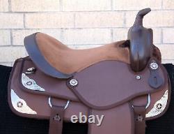 Horse Saddle Western Used Pleasure Trail Barrel Cordura Tack 14 15 16 17 18