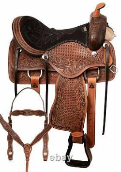 Horse Saddle Western Used Pleasure Trail Barrel Cordura Tack 14 15 16 17 18