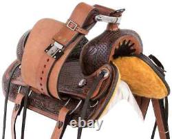 Horse Saddle Western Used Pleasure Trail Barrel Cordura Tack 14 15 16 17 18