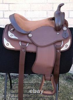 Horse Saddle Western Used Pleasure Trail Barrel Cordura Tack 14 15 16 17 18