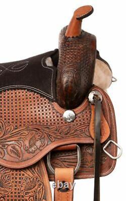 Horse Saddle Western Used Pleasure Trail Barrel Cordura Tack 14 15 16 17 18