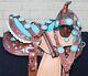 Horse Saddle Western Used Pleasure Trail Barrel Elite Leather Tack Set 13