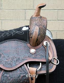 Horse Saddle Western Used Pleasure Trail Riding Show Leather Tack 14 15 16 17 18