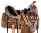 Horse Saddle Western Used Trail Barrel Classic Tooled Leather Tack 15