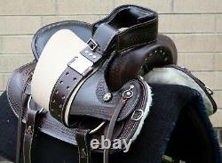 Horse Saddle Western Used Trail Gaited Custom Pro Leather Tack Set 15 16