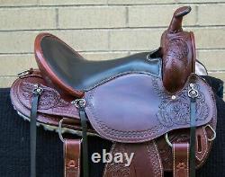 Horse Saddle Western Used Trail Gaited Endurance Leather Pro Leather Tack 15 16