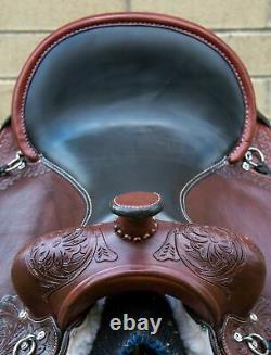 Horse Saddle Western Used Trail Gaited Endurance Leather Pro Leather Tack 15 16