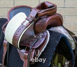 Horse Saddle Western Used Trail Gaited Endurance Leather Pro Leather Tack 15 16