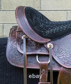 Horse Saddle Western Used Trail Ranch Classic Barrel Leather Tack 14 15 16 17 18