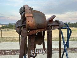 Horse Tack 12 1/2 V. Dotson Western Saddle