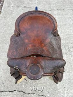 Horse Tack 12 1/2 V. Dotson Western Saddle