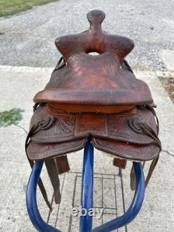 Horse Tack 12 1/2 V. Dotson Western Saddle