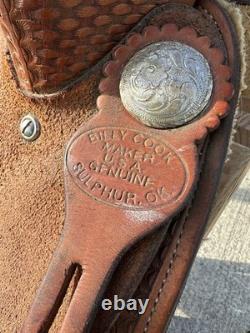 Horse Tack 13 1/2 Billy Cook Barrel Racing Western Saddle