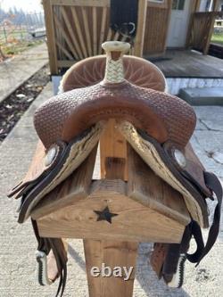 Horse Tack 13 1/2 Billy Cook Barrel Racing Western Saddle