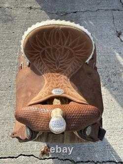 Horse Tack 13 1/2 Billy Cook Barrel Racing Western Saddle
