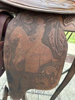 Horse Tack 13 Circle Y Western Saddle