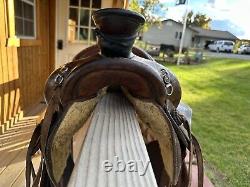 Horse Tack 14 1/2 Bona Allen Round Skirt Western Saddle