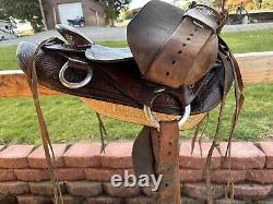 Horse Tack 14 1/2 Bona Allen Round Skirt Western Saddle