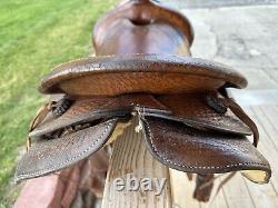 Horse Tack 14 1/2 Bona Allen Round Skirt Western Saddle