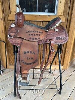 Horse Tack 14 1/2 Corriente Barrel Racing Western Saddle