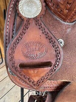 Horse Tack 14 1/2 Corriente Barrel Racing Western Saddle