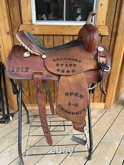 Horse Tack 14 1/2 Corriente Barrel Racing Western Saddle