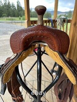 Horse Tack 14 1/2 Corriente Barrel Racing Western Saddle