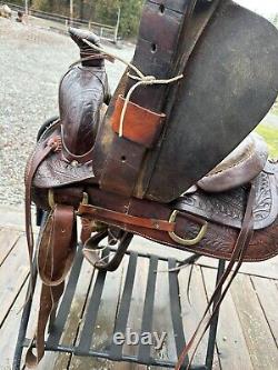 Horse Tack 14 1/2 Western Saddle