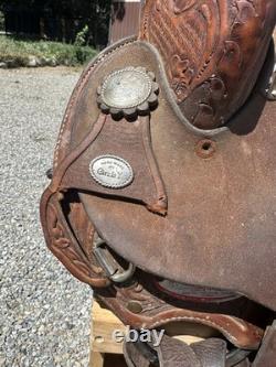 Horse Tack 14 Circle Y Connie Combs Western Barrel Racing Saddle