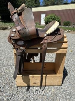 Horse Tack 14 Circle Y Connie Combs Western Barrel Racing Saddle