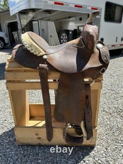 Horse Tack 14 Circle Y Connie Combs Western Barrel Racing Saddle