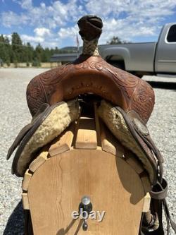 Horse Tack 14 Circle Y Connie Combs Western Barrel Racing Saddle