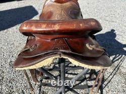 Horse Tack 15 1/2 Carl Olson Western Ranch Saddle