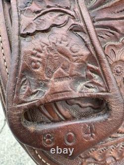 Horse Tack 15 1/2 Champion Turf Western Equitation Saddle