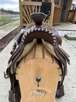 Horse Tack 15 1/2 Champion Turf Western Equitation Saddle