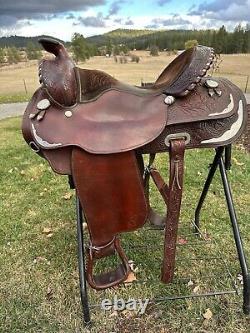 Horse Tack 15 1/2 Circle Y Equitation Western Show Saddle