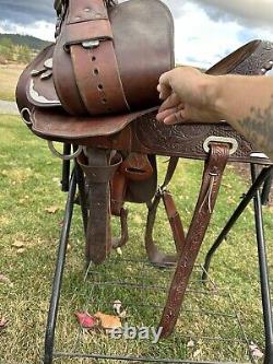 Horse Tack 15 1/2 Circle Y Equitation Western Show Saddle