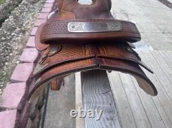 Horse Tack 15 1/2 Crates Western Show Saddle