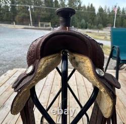 Horse Tack 15 1/2 Custom Benchmark Western Show Saddle & Headstall