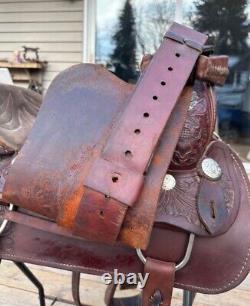 Horse Tack 15 1/2 Custom Benchmark Western Show Saddle & Headstall