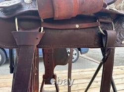 Horse Tack 15 1/2 Custom Benchmark Western Show Saddle & Headstall